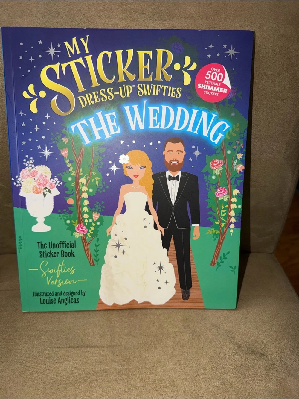 Taylor Swift Wedding Sticker Book - Purple, Green, White
